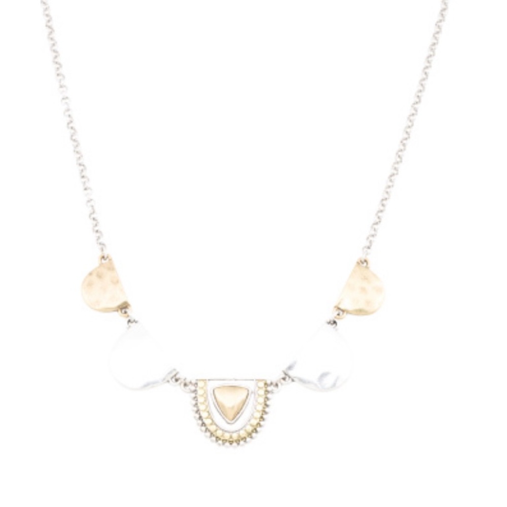 Lucky brand 2 tone collar necklace